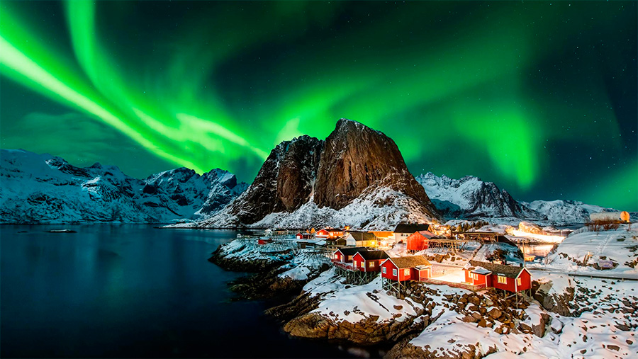 Polar lights in Sweden